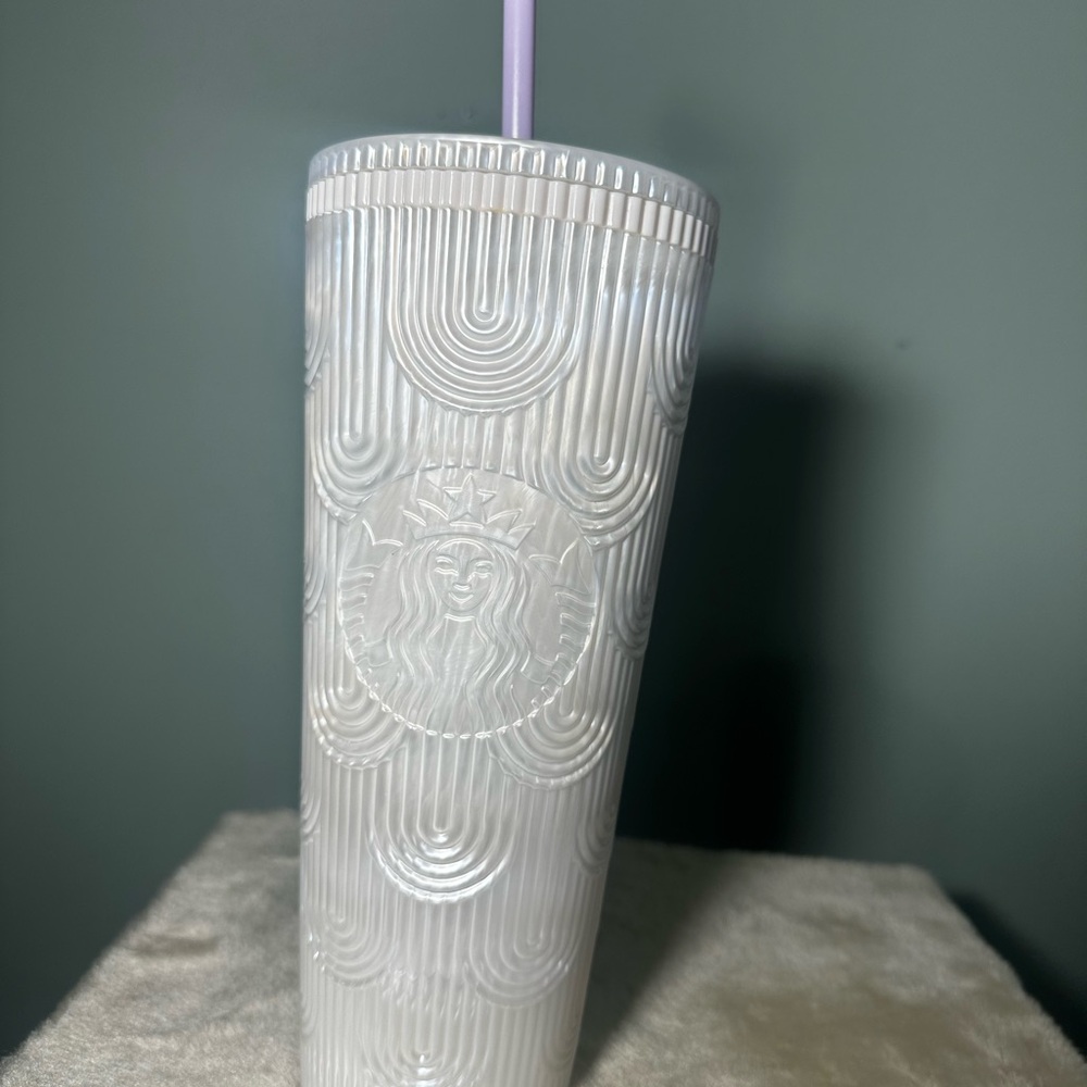 Starbucks Textured White Tumbler